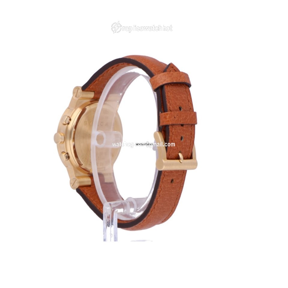 Bulgari Diagono Mens watch Unisex Quartz Yellow gold CH35G 3