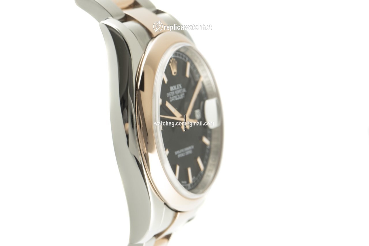 Rolex Datejust 36 Mens watch Unisex Gold Steel Automatic 116201 3