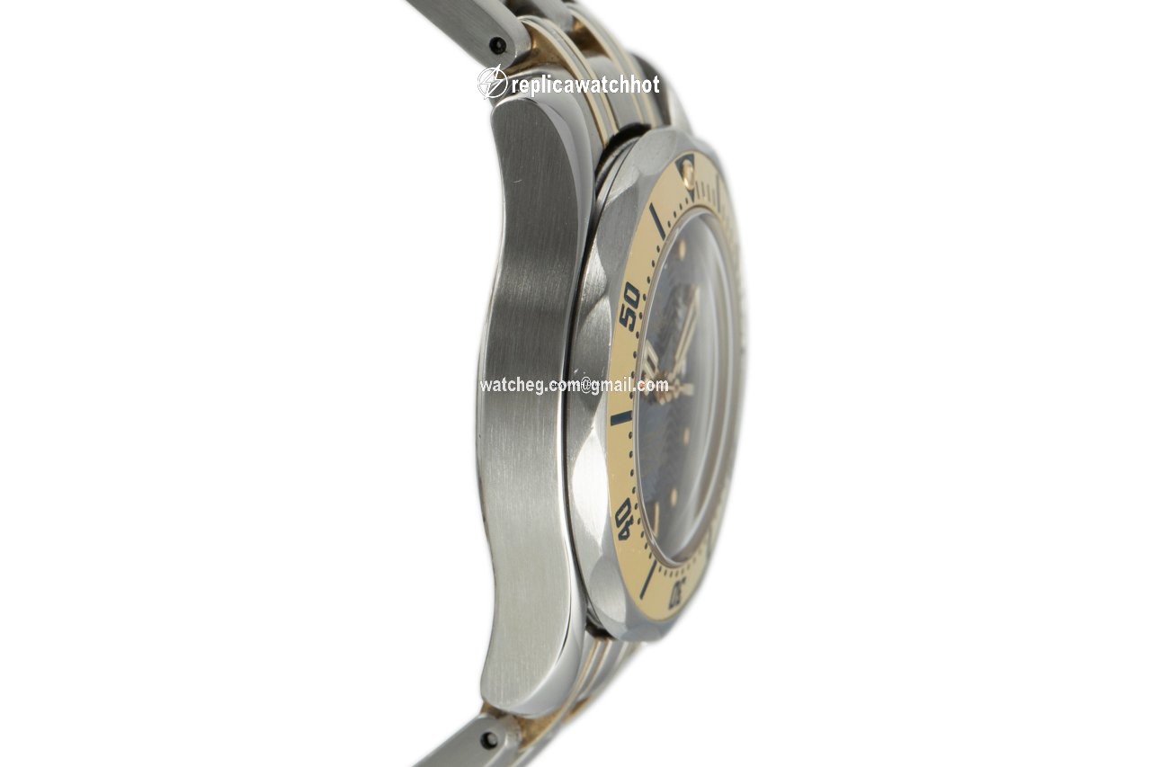 Omega Seamaster Womens watch Quartz Gold Steel 596.1503 3