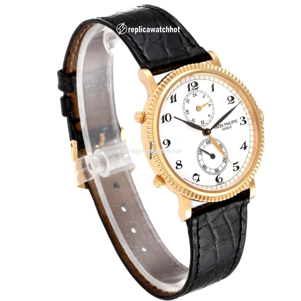Patek Philippe Travel Time Mens watch Unisex Manual winding Yellow gold 5034J 3