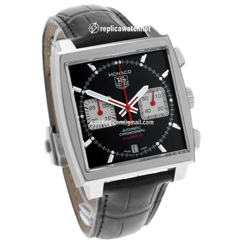 TAG Heuer Monaco Calibre 12 Mens watch Unisex Automatic Steel CAW2114.FC6177 3