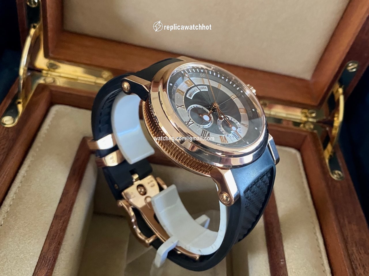 Breguet Marine Mens watch Unisex Automatic Rose gold 5827BR Z2 5ZU 3