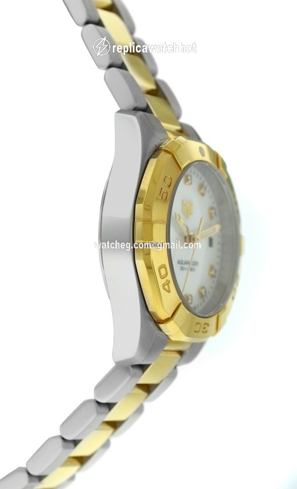 TAG Heuer Aquaracer Lady Womens watch Quartz Gold Steel WBD1422.BB0321 3