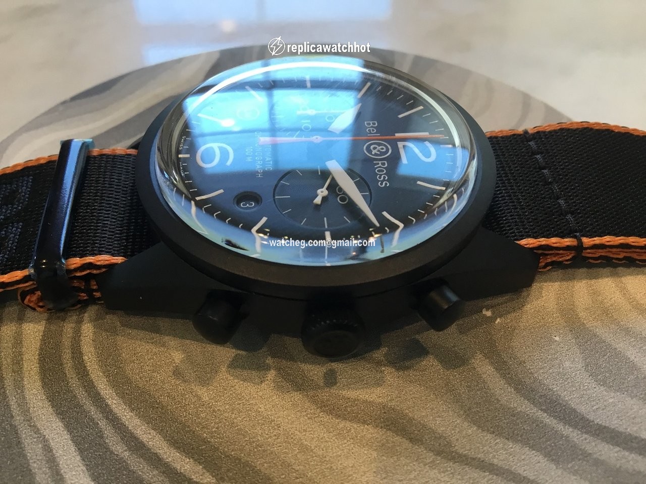 Bell & Ross BR V1 Mens watch Unisex Automatic Steel BRV126-O-CA 3