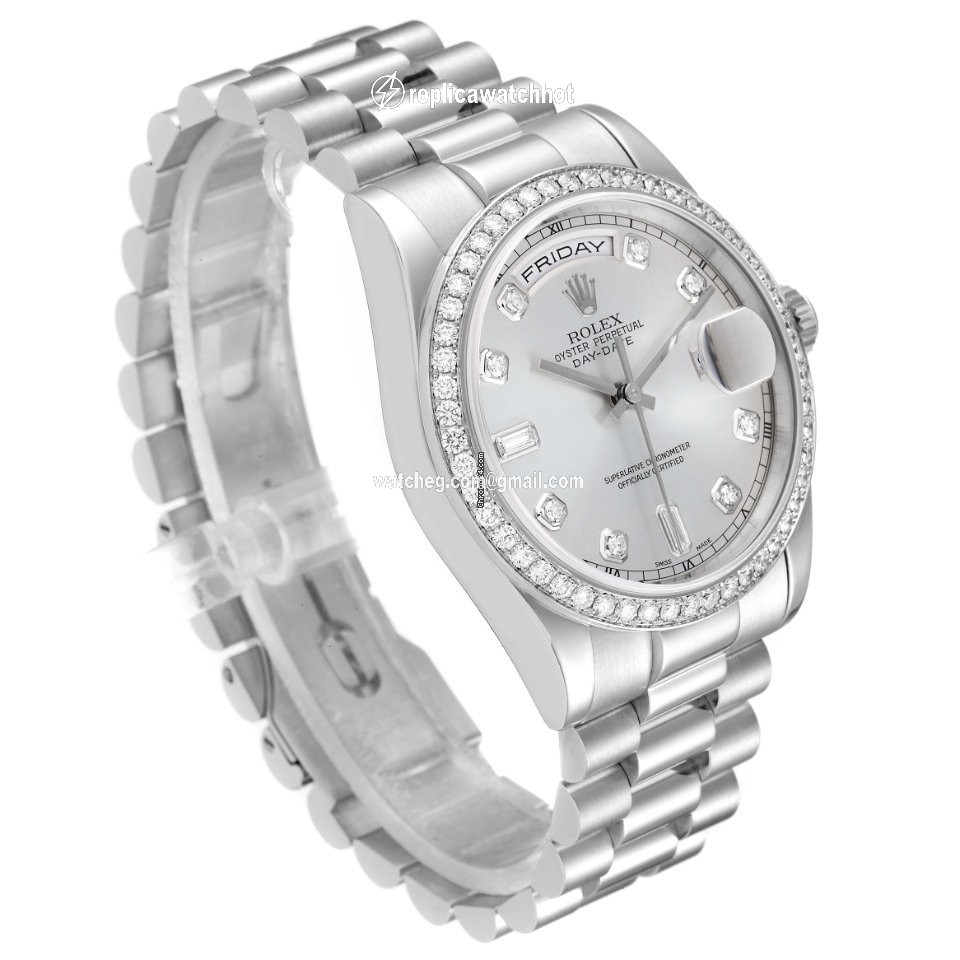 Rolex Day-Date 36 Mens watch Unisex Platinum Automatic 118346 3