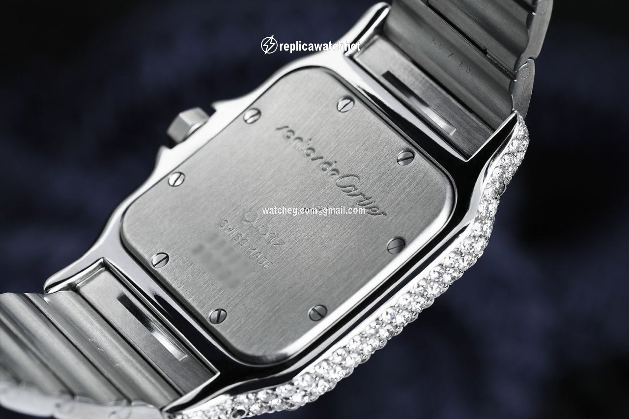 Cartier Santos Galbee Womens watch Quartz Steel 98790 3