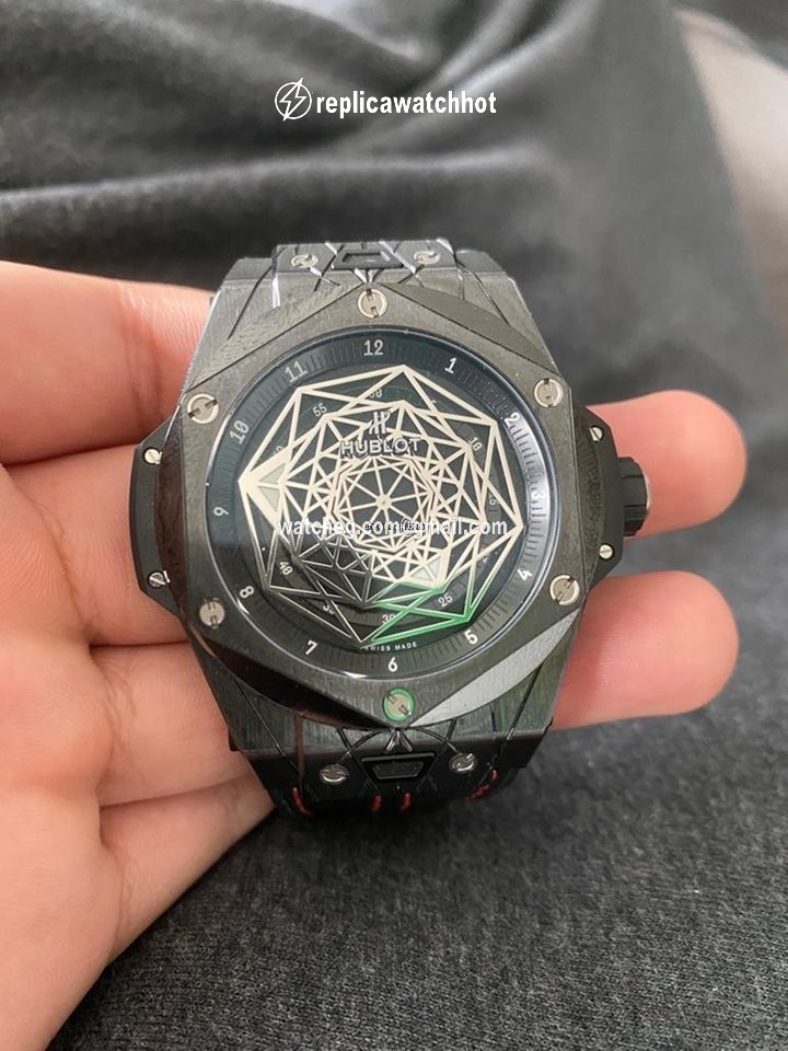Hublot Big Bang Sang Bleu Mens watch Unisex Automatic Ceramic 415.CX.1112.VR.MXM18 3