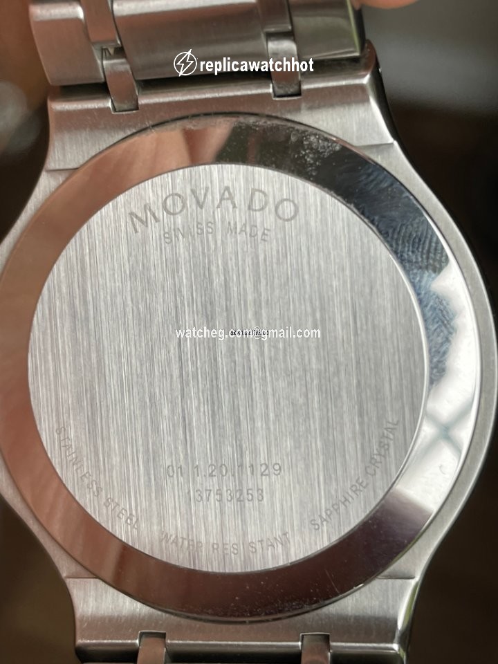 Movado Mens watch Unisex Quartz Steel 01.1.20.1129 3