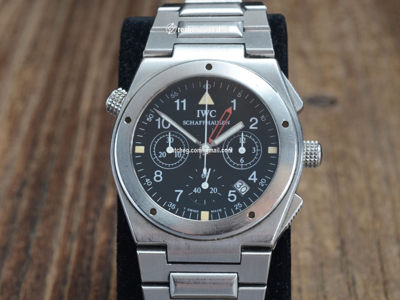IWC Ingenieur Chronograph Mens watch Unisex Quartz Steel IW3805 3