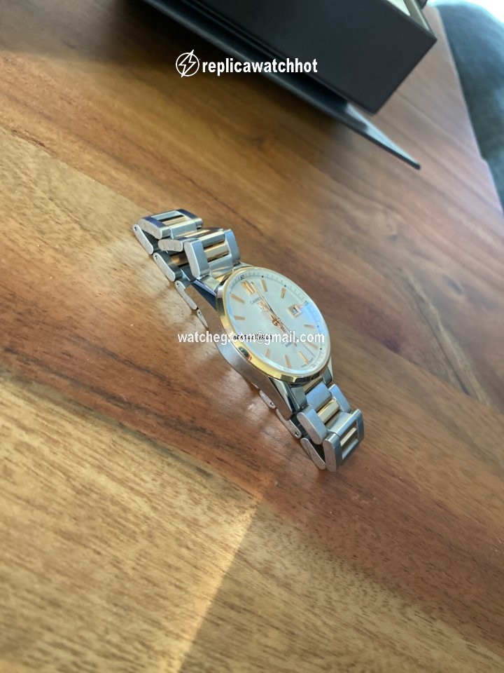 TAG Heuer Carrera Calibre 5 Mens watch Unisex Automatic Gold Steel war215d.bd0784 3