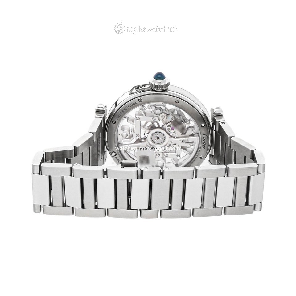 Cartier Pasha Mens watch Unisex Automatic Steel WHPA0007 3