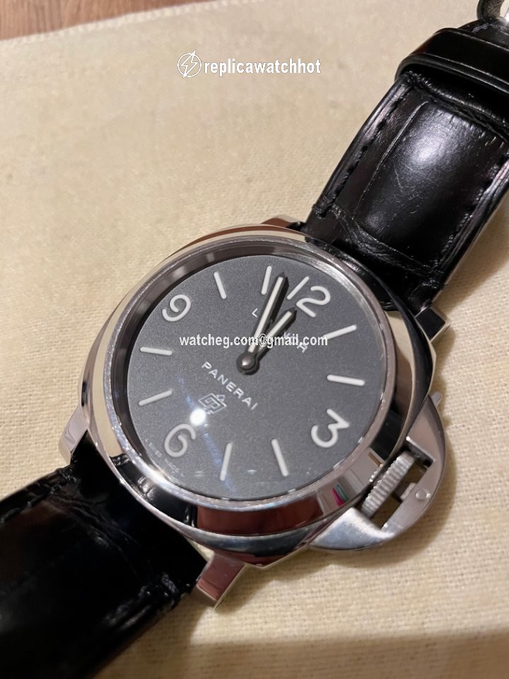 Panerai Luminor Base Logo Mens watch Unisex Manual winding Steel PAM 00000 3