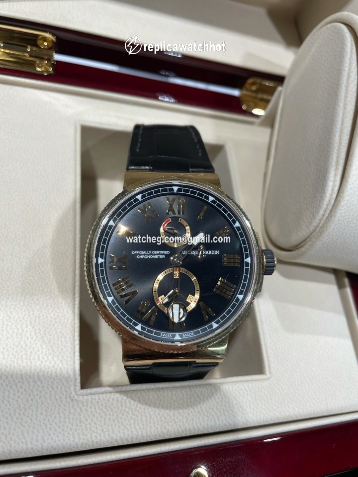 Ulysse Nardin Marine Chronometer Manufacture Mens watch Unisex Automatic Rose gold 1186-122 3