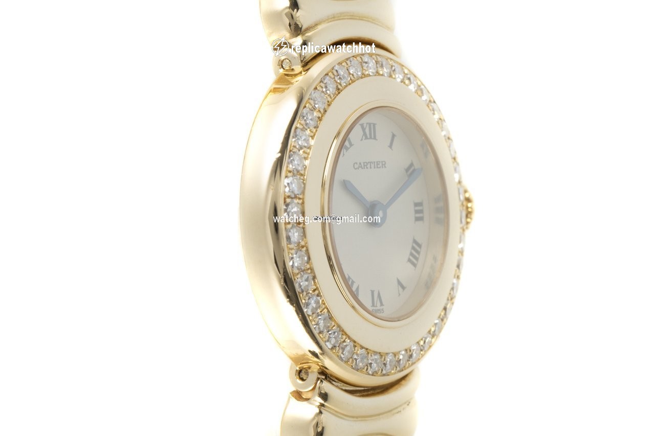 Cartier Baignoire Womens watch Quartz Yellow gold 8057 3