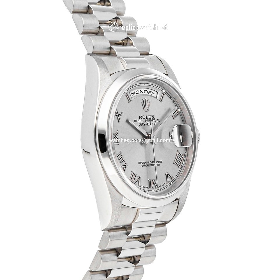 Rolex Day-Date 36 Mens watch Unisex Platinum Automatic 18206 3
