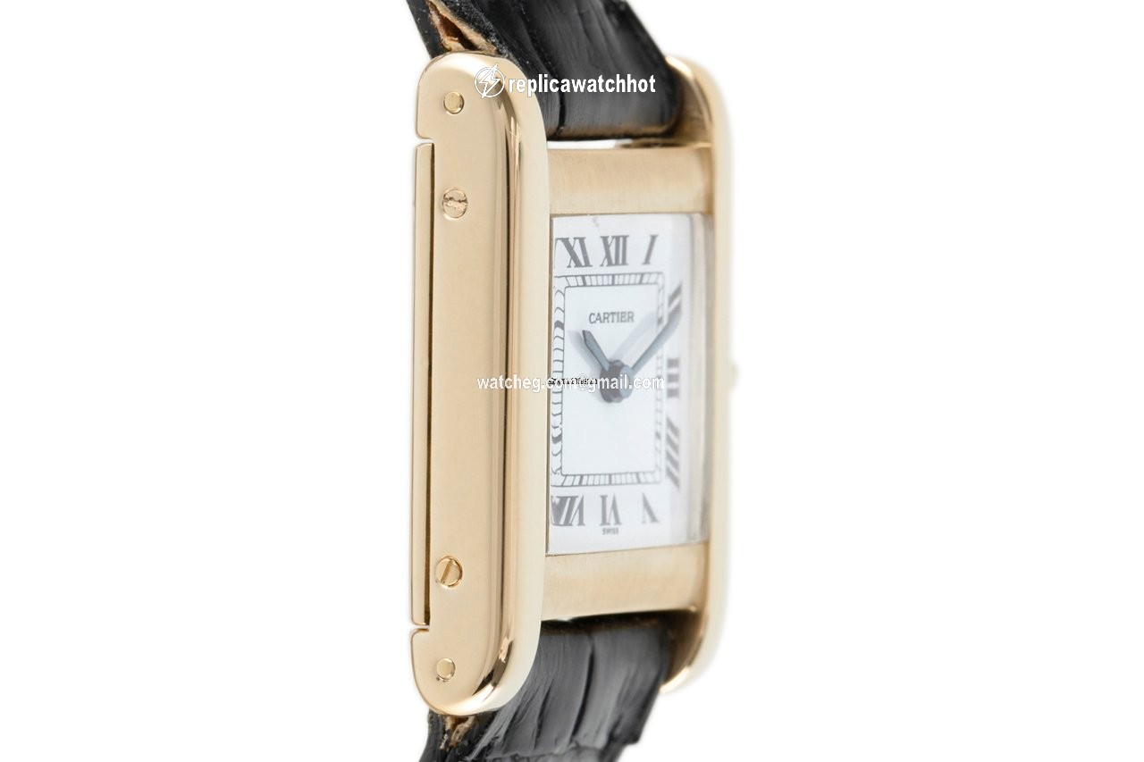 Cartier Tank Womens watch Manual winding Yellow gold 78093 3