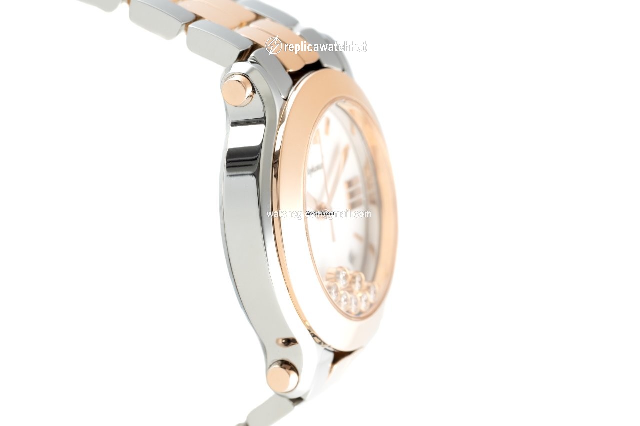 Chopard Happy Sport Womens watch Quartz Gold Steel 27 8488 3
