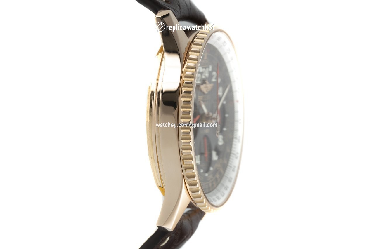 Breitling Navitimer Cosmonaute Mens watch Unisex Manual winding Red gold RB0210 3