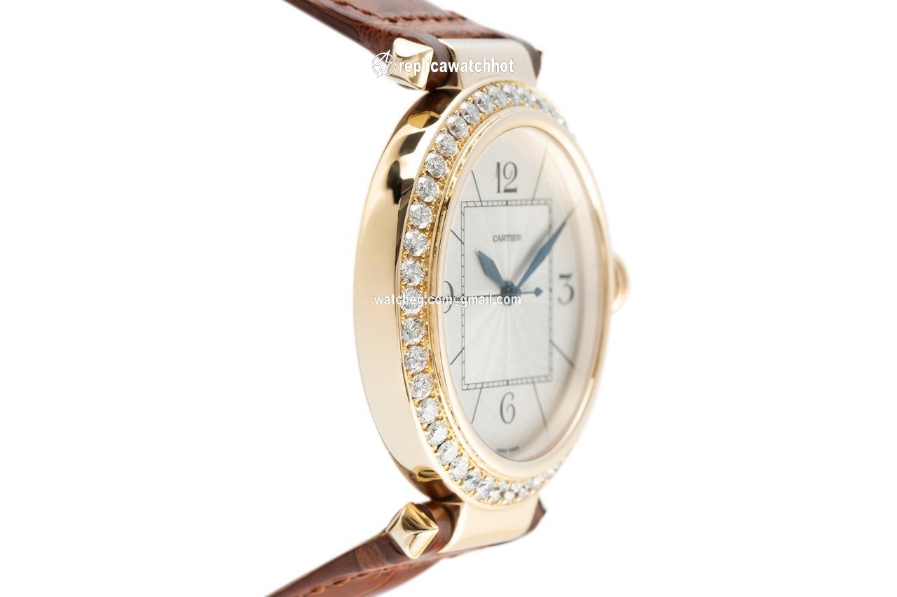 Cartier Pasha Womens watch Automatic Yellow gold WJ120351 3