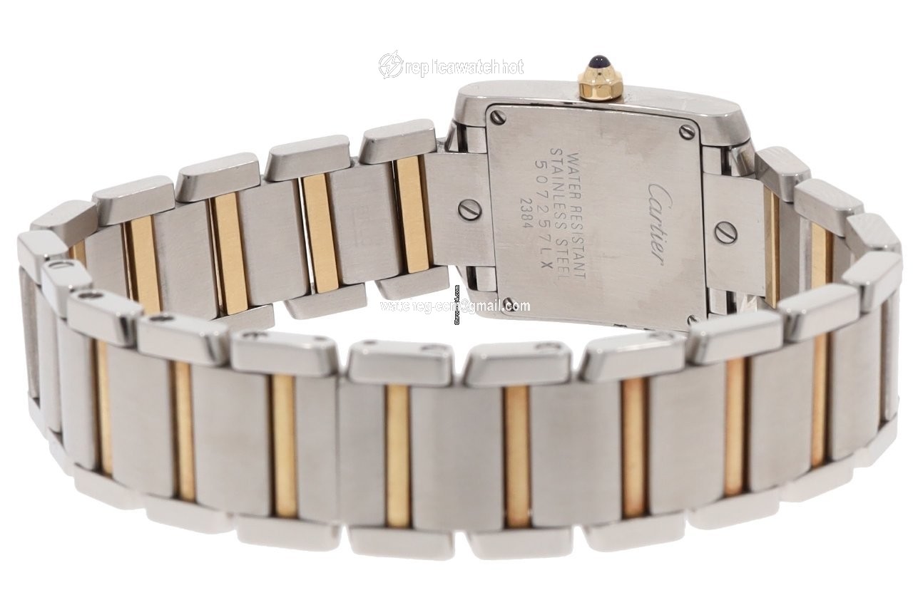 Cartier Tank Francaise Womens watch Quartz Gold Steel W51007Q4 3