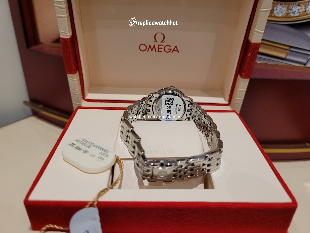 Omega De Ville Prestige Womens watch Quartz Steel 424.10.24.60.55.001 3