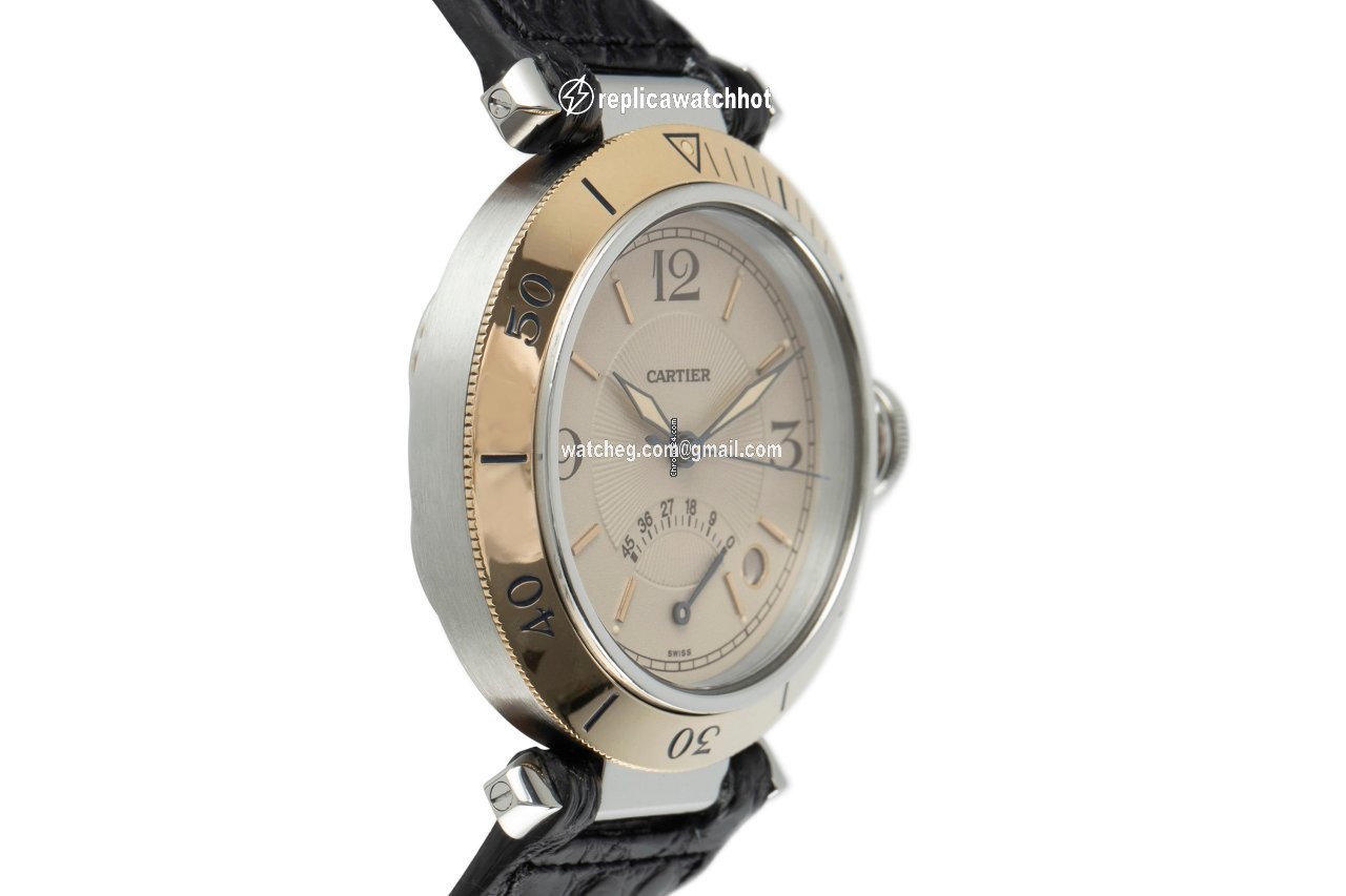 Cartier Pasha Mens watch Unisex Automatic Gold Steel 1033 3