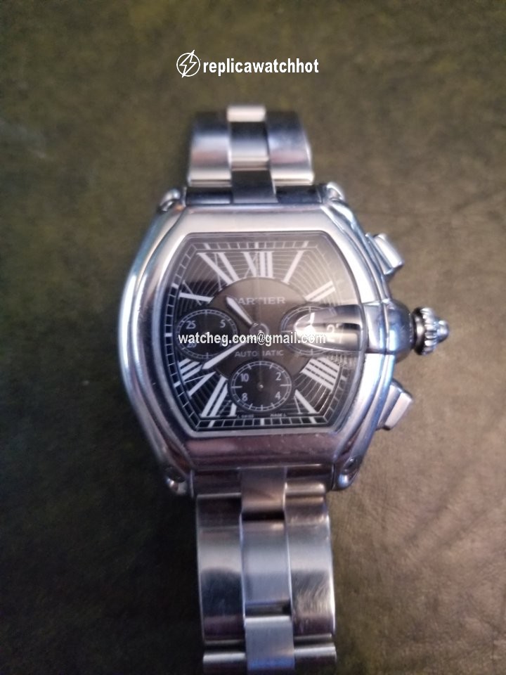 Cartier Roadster Mens watch Unisex Automatic Steel W62020x6 2618 3
