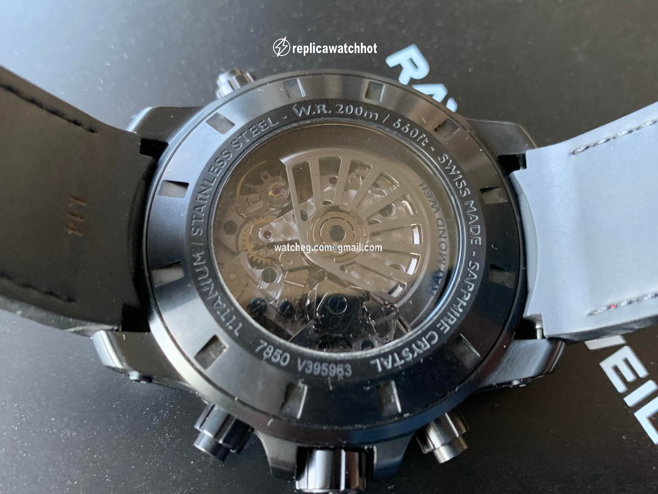 Raymond Weil Nabucco Mens watch Unisex Automatic Titanium 7810-BSF-05207 3
