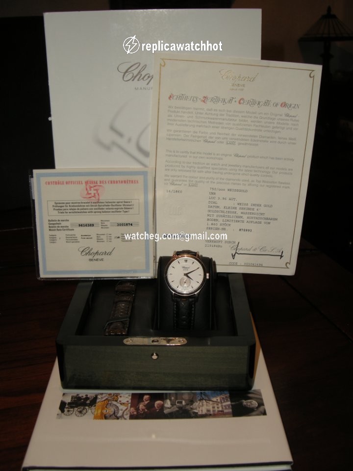 Chopard L.U.C Mens watch Unisex Automatic White gold 161860 3