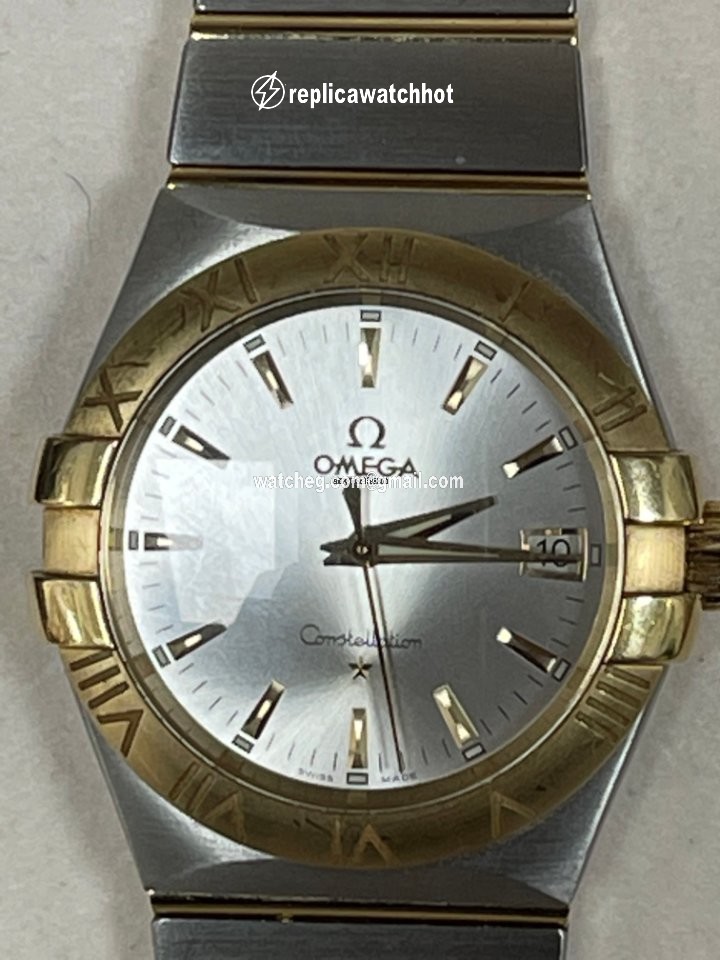 Omega Constellation Quartz Mens watch Unisex Quartz Gold Steel 123.20.35.60.02.002 3