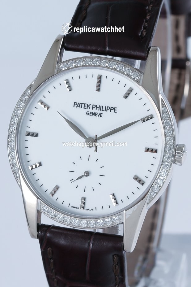 Patek Philippe Calatrava Womens watch Manual winding White gold 7122 200G-001 3