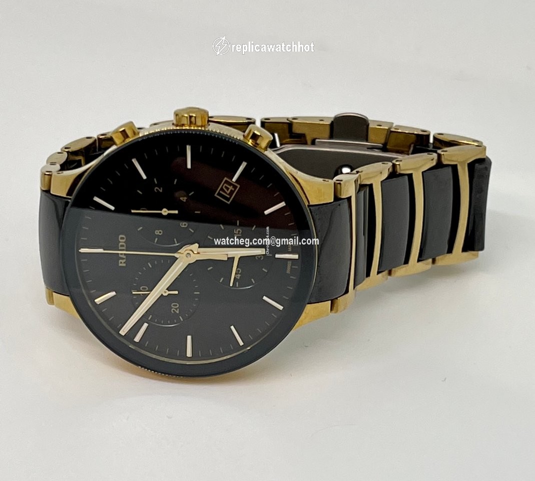 Rado Centrix Mens watch Unisex Quartz Gold Steel R30134162 3
