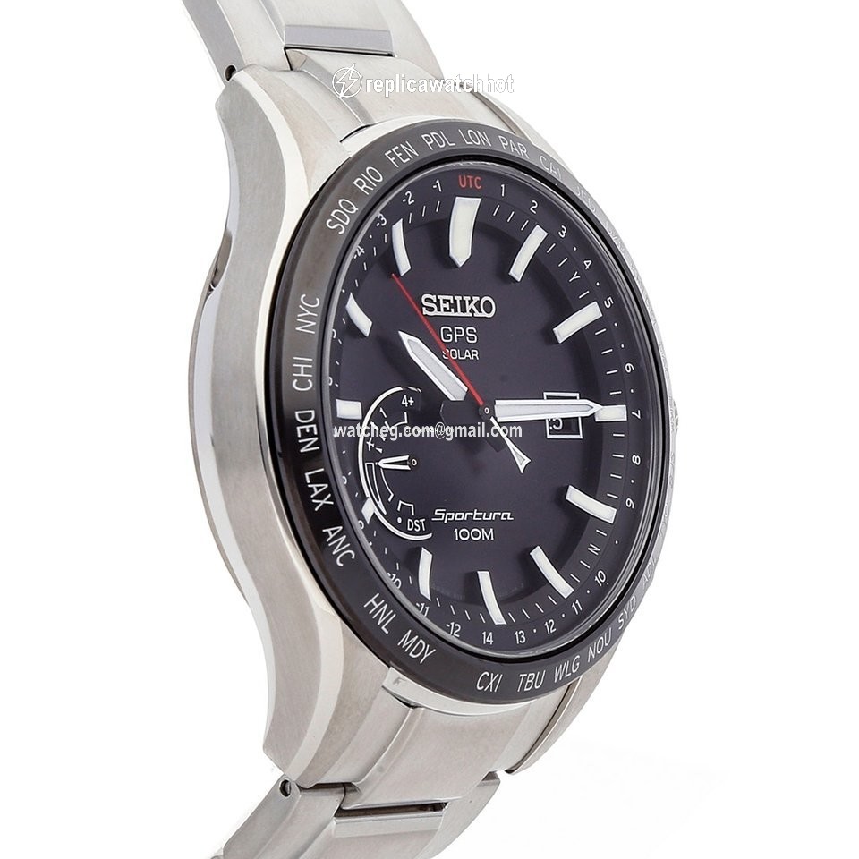 Seiko Sportura Mens watch Unisex Quartz Steel SSF003 3