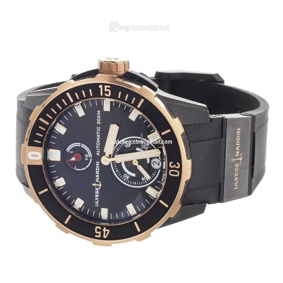 Ulysse Nardin Mens watch Unisex Automatic Titanium 1185-170 BLACK 3