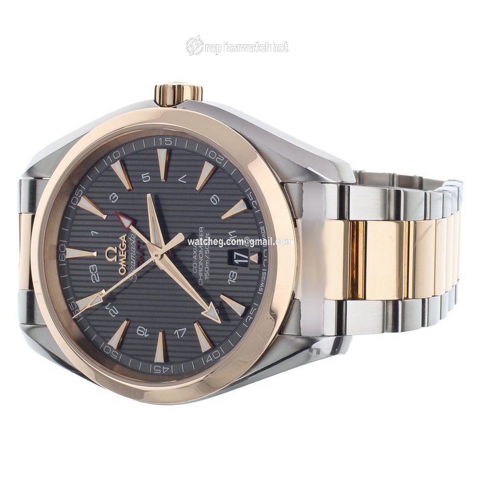 Omega Seamaster Aqua Terra Mens watch Unisex Automatic Gold Steel 23120432206003 3