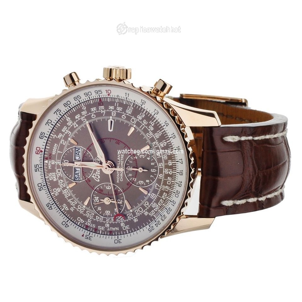 Breitling Montbrillant Datora Mens watch Unisex Automatic Rose gold R21330 3