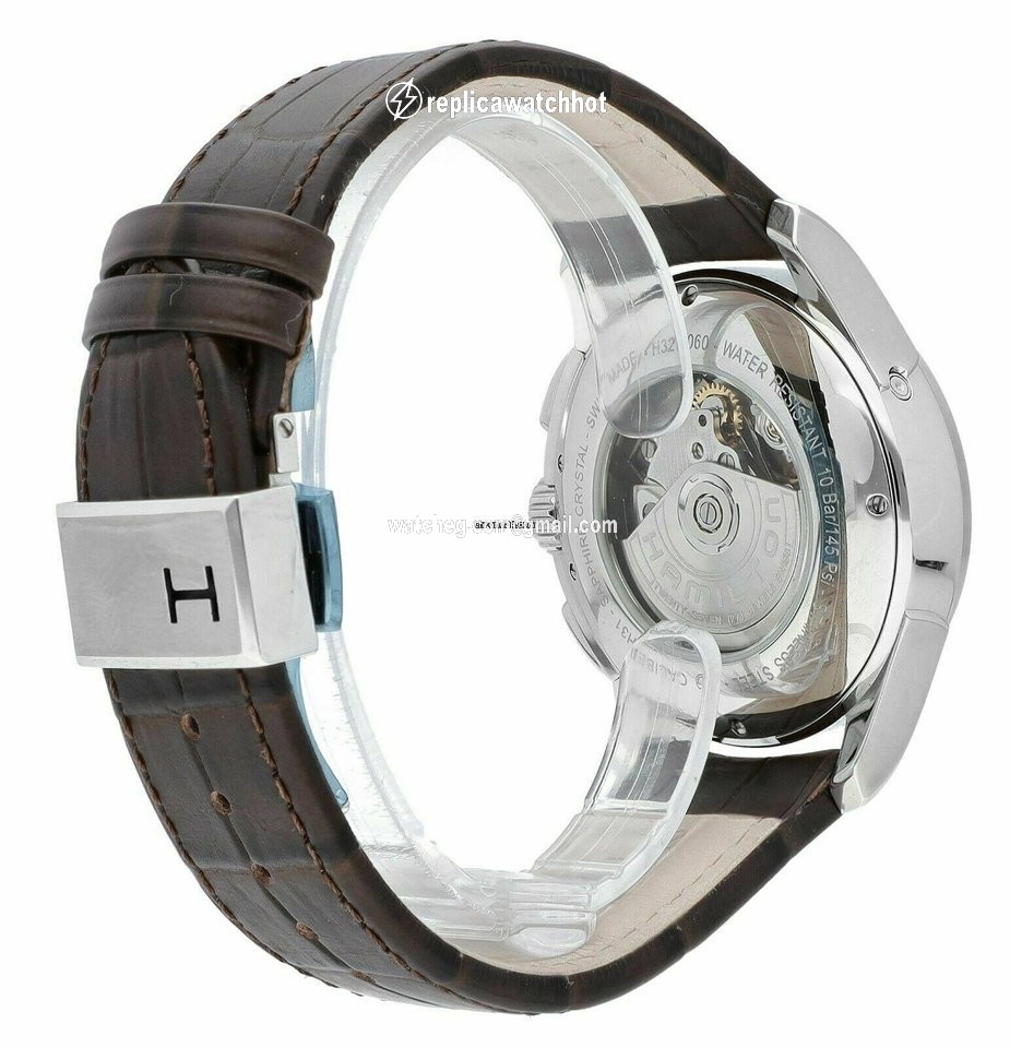 Hamilton Jazzmaster Auto Chrono Mens watch Unisex Automatic Steel H32606555 3