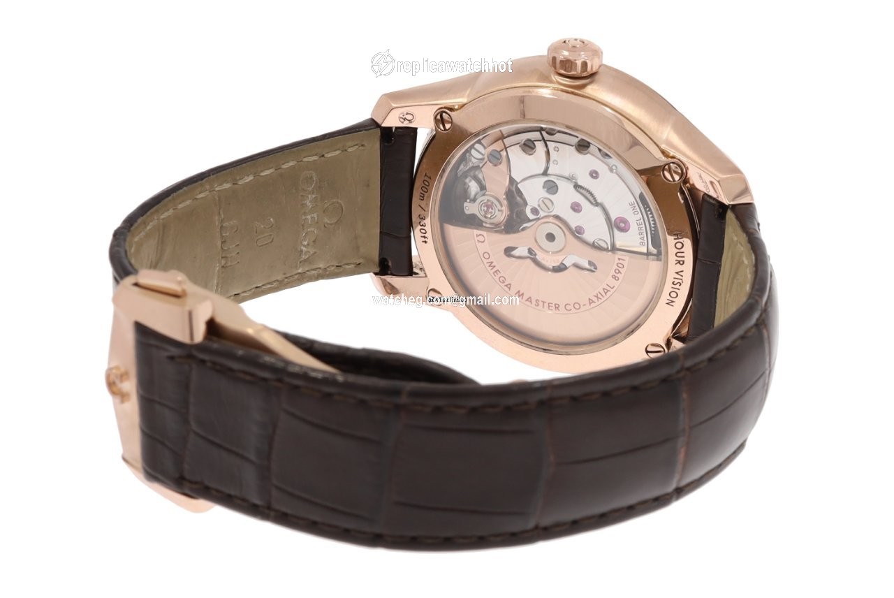 Omega De Ville Hour Vision Mens watch Unisex Automatic Rose gold 433.53.41.21.13.001 3