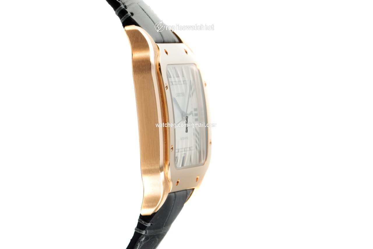 Cartier Santos Mens watch Unisex Automatic Red gold WGSA0011 3