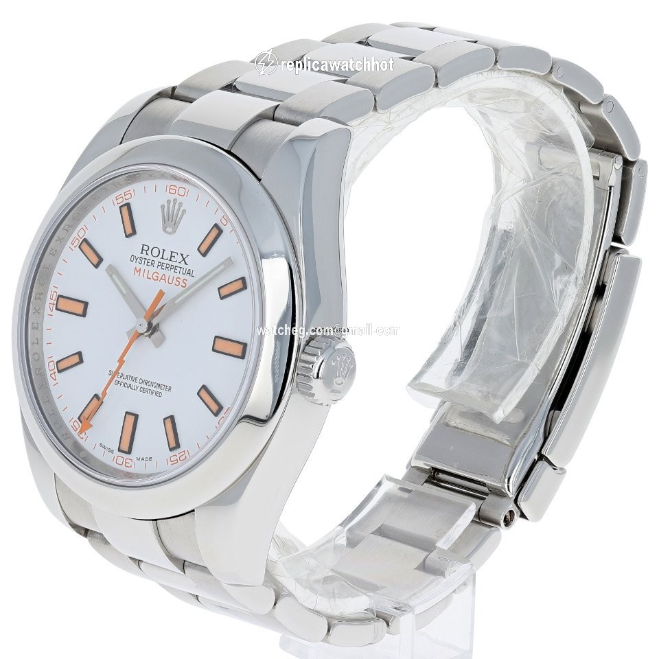 Rolex Milgauss Mens watch Unisex Steel Automatic 116400 3