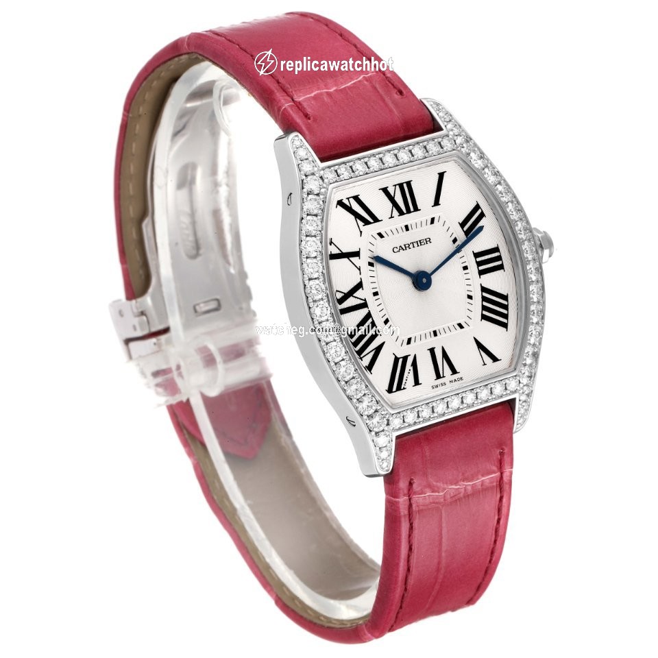 Cartier Tortue Womens watch Manual winding White gold WA501009 3