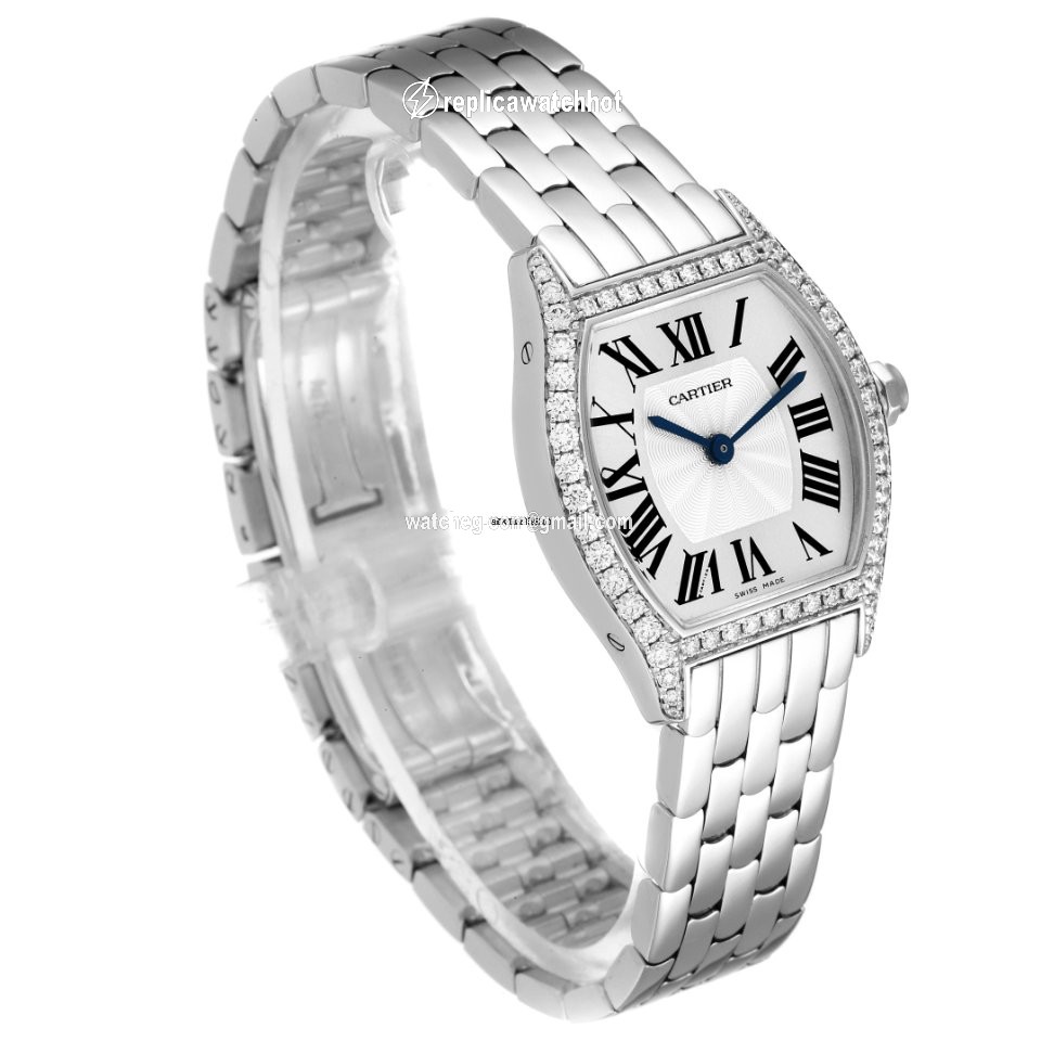 Cartier Tortue Womens watch Manual winding White gold WA501011 3
