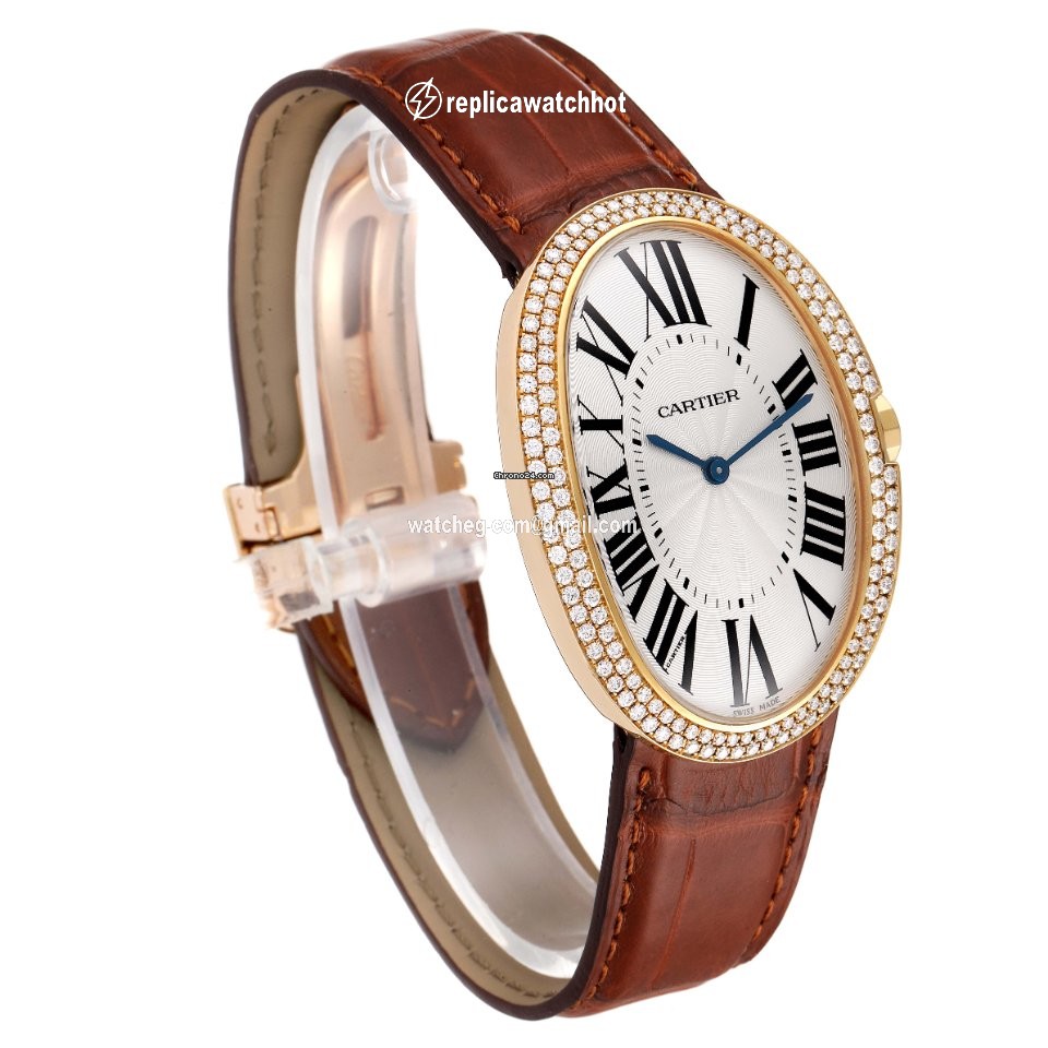 Cartier Baignoire Womens watch Manual winding Rose gold WB520005 3