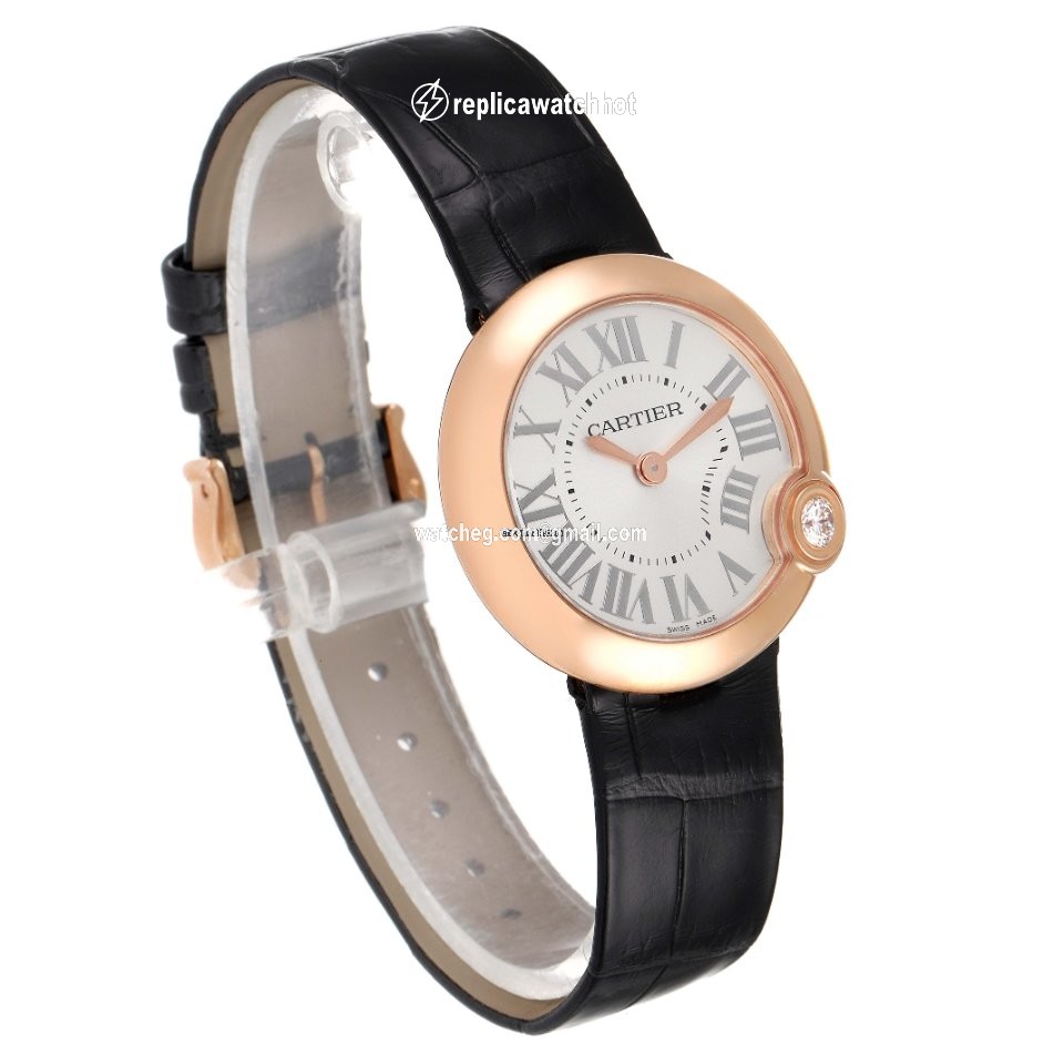 Cartier Ballon Blanc Womens watch Quartz Rose gold WGBL0003 3