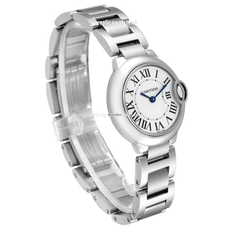 Cartier Ballon Bleu 28mm Womens watch Quartz Steel W69010Z4 3