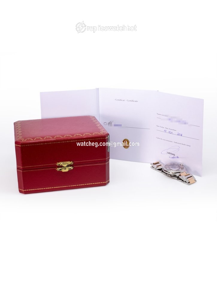 Cartier Ballon Bleu 42mm Mens watch Unisex Automatic Gold Steel W6920032 3
