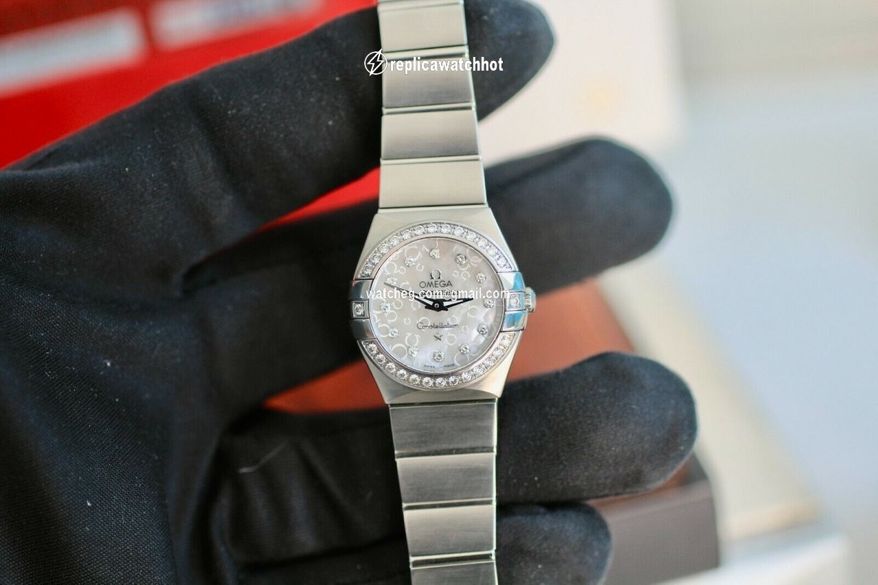 Omega Constellation Quartz Womens watch Quartz Steel 123.15.24.60.55.005 3