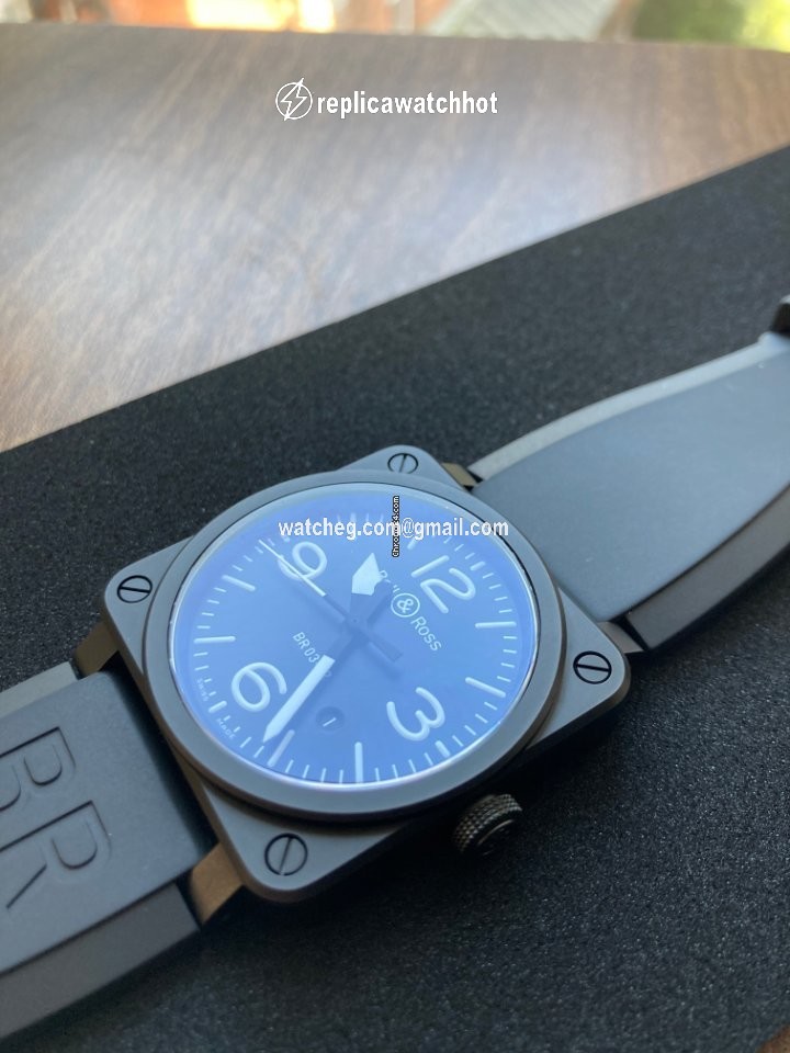Bell & Ross BR 03-92 Ceramic Mens watch Unisex Automatic Ceramic BR0392-BL-CE 3