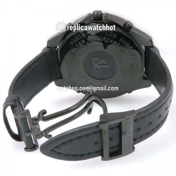 Jacob & Co. Five Time Zone Quartz Steel JC-30JBD 3