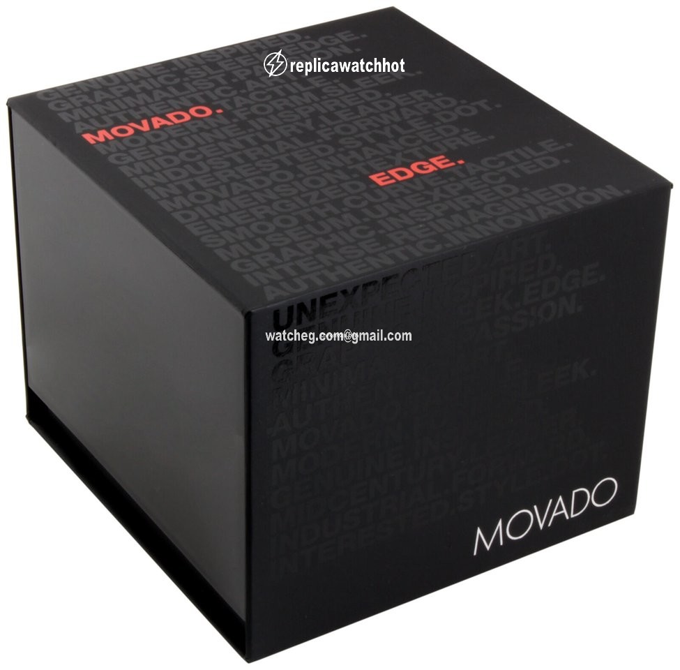 Movado Edge Mens watch Unisex Quartz Steel 3680009 3